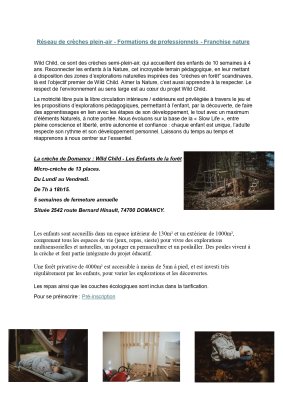 Wild Child Les Enfants de la Forêt Wild Child Les Enfants de la Forêt